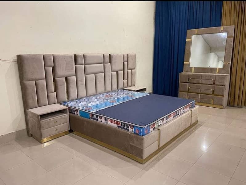 Bed Set // Double bed // single bed // Wooden Bed // King size Bed 4