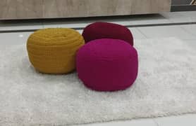 Hand Made floor cushion/pouf