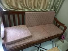 5 seater wooden sofa set