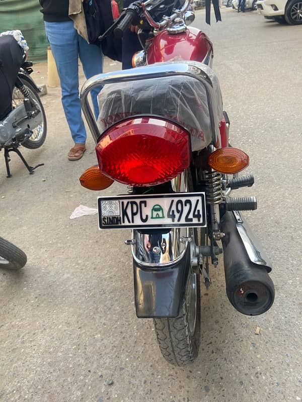 CG 125 Model 2022 Registration Karachi 3