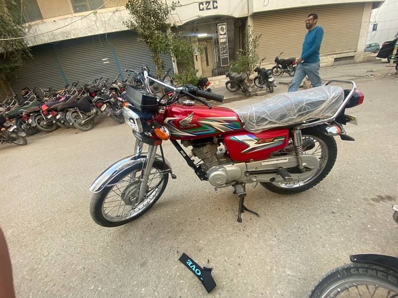 CG 125 Model 2022 Registration Karachi 9