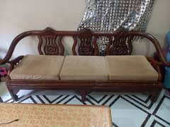 5 seater wooden sofa set