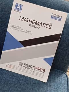 A-Level Mathematics Paper-1 (9709) Topical Past Papers – Read & Write