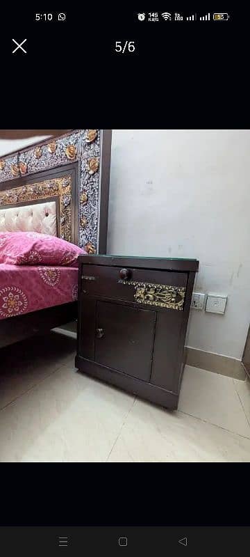 bedset/side table/dressing/bed with mattress/double bed/bed 2