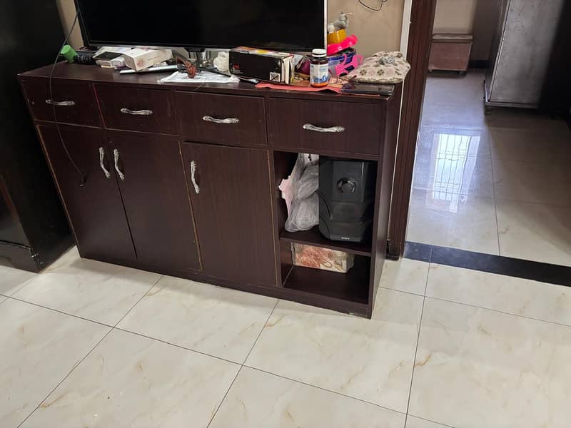 Cupboards, Shoe Rack and TV Divider for Sale. 5