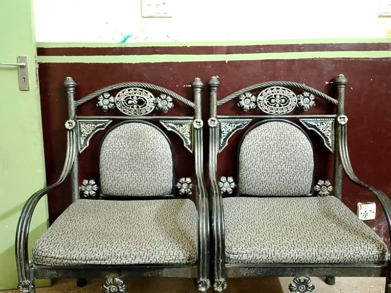 5seater iron sofa set 2