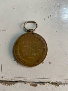 world war 1 coin