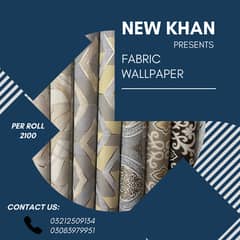 fabric wallpaper / gooq quality wallpaper / per roll 2100