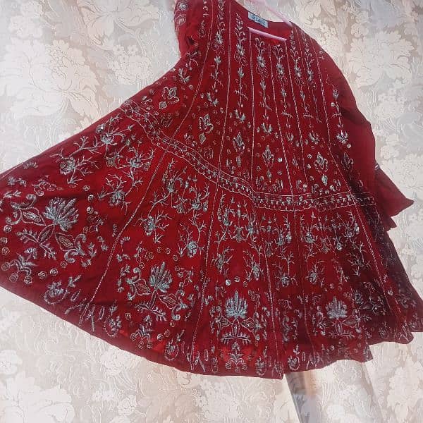 ready to wear, embroidered short frock. 1