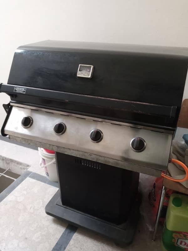 Image gallery for 4 burner cordon Bleu BBQ with wok burner 0