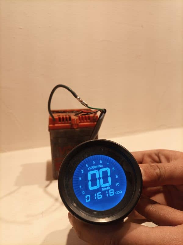 LED Bike Meter 0