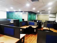 850 Sqft Fully Furnished Office Best Rental of 90 Thousand Monthly Main Boulevard Gulberg Lahore