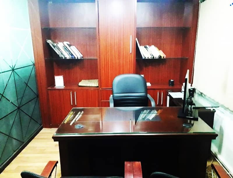 850 Sqft Fully Furnished Office Best Rental of 90 Thousand Monthly Main Boulevard Gulberg Lahore 2