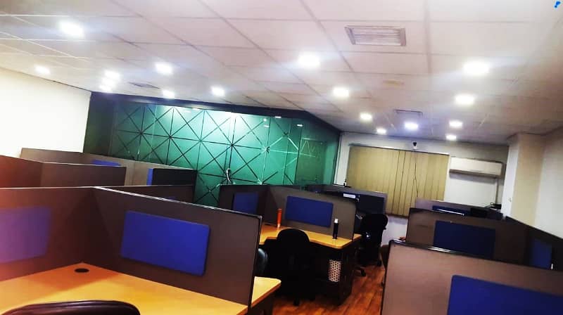 850 Sqft Fully Furnished Office Best Rental of 90 Thousand Monthly Main Boulevard Gulberg Lahore 3