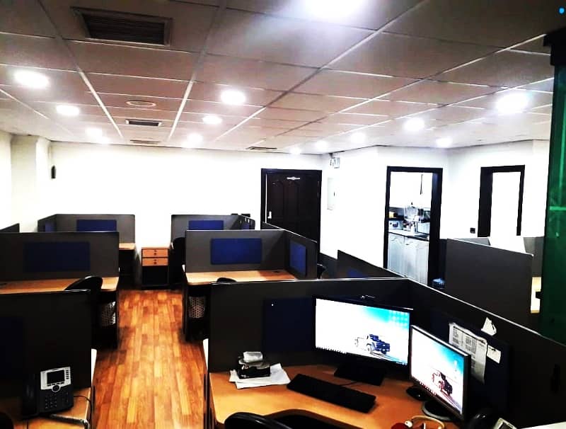 850 Sqft Fully Furnished Office Best Rental of 90 Thousand Monthly Main Boulevard Gulberg Lahore 4