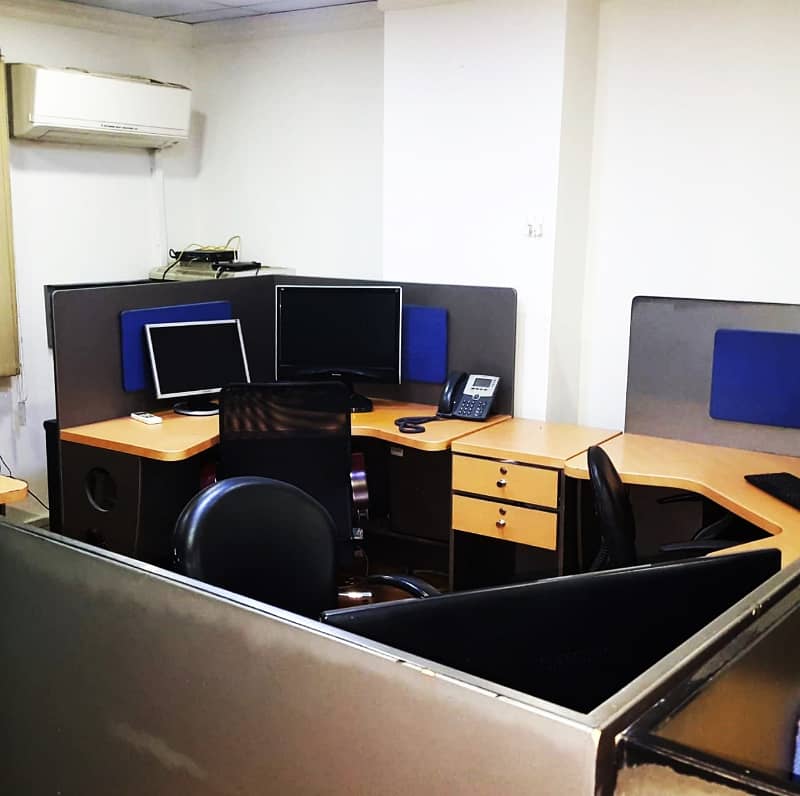 850 Sqft Fully Furnished Office Best Rental of 90 Thousand Monthly Main Boulevard Gulberg Lahore 12