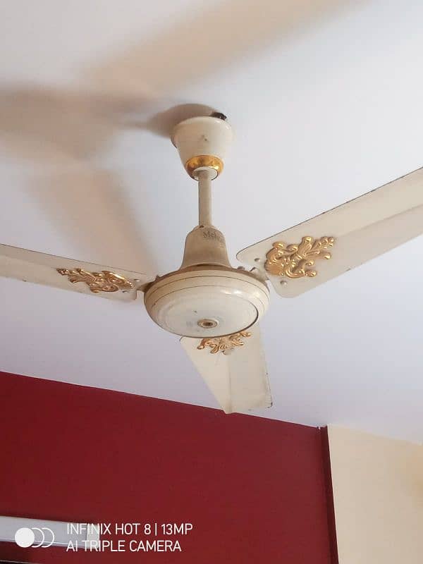 2 Ceiling Fans | Good in Condition | Contact: 03032285798 1