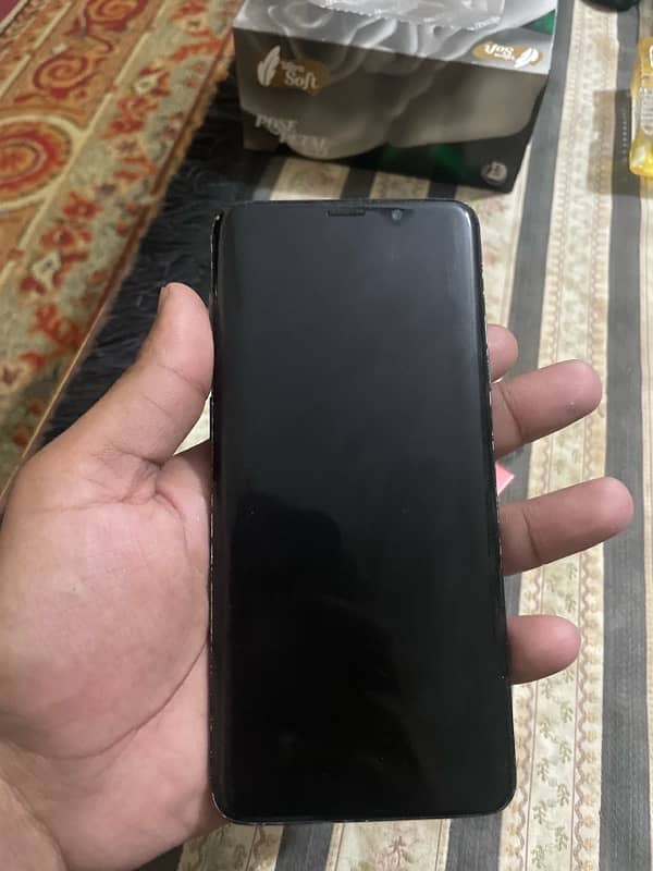 Samsung galaxy s9+ black with box 0