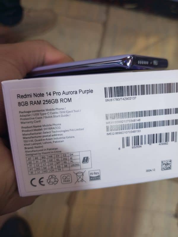 Redmi note 14 pro 8/256 Full Worantyy just open contact 03161142266 7