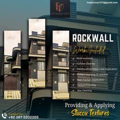 Rockwall design/Graphic Wall texture/front elevetion