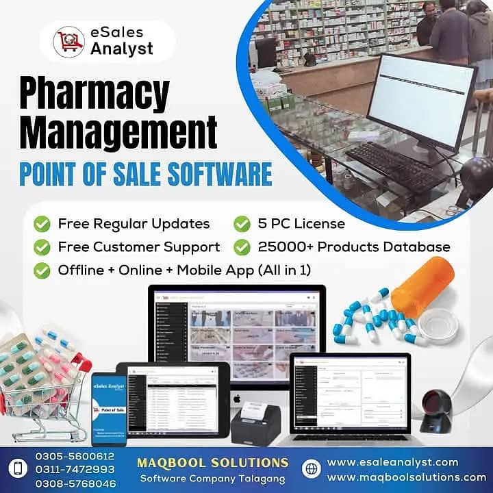 Point of sale System POS Software Pharmacy Medical store managment 0