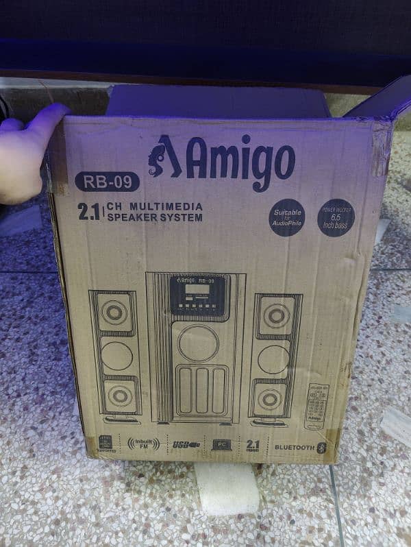 Amigo RB-09 Speaker 2.1 setup 2