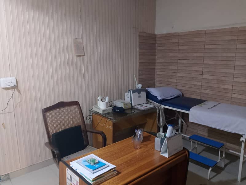 Running Professional Clinic Available for sale in Gulistan e Johar Block 17 6