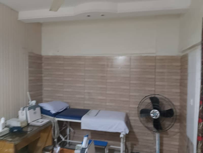 Running Professional Clinic Available for sale in Gulistan e Johar Block 17 12