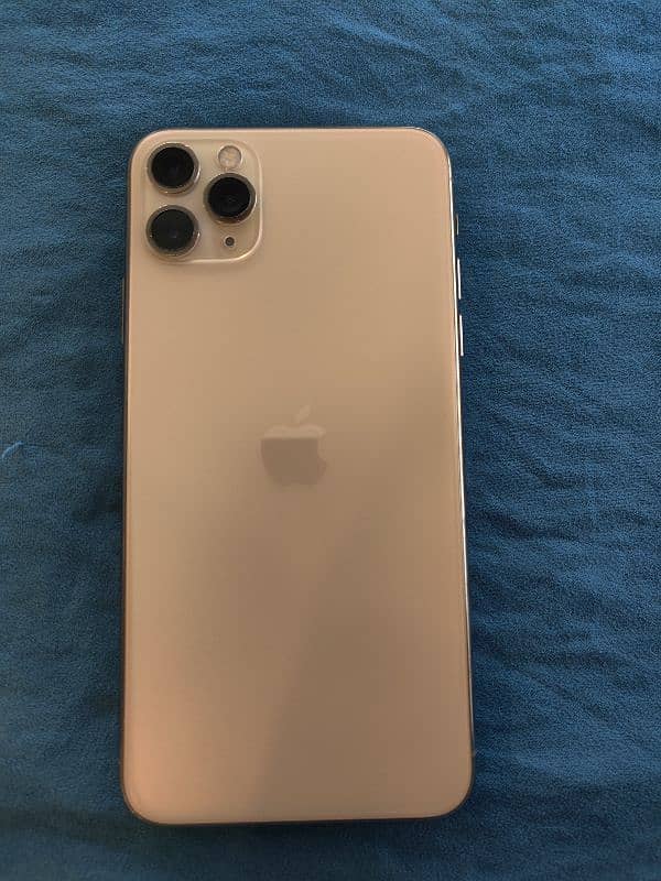 Iphone 11 pro max gold dual physical with box 0