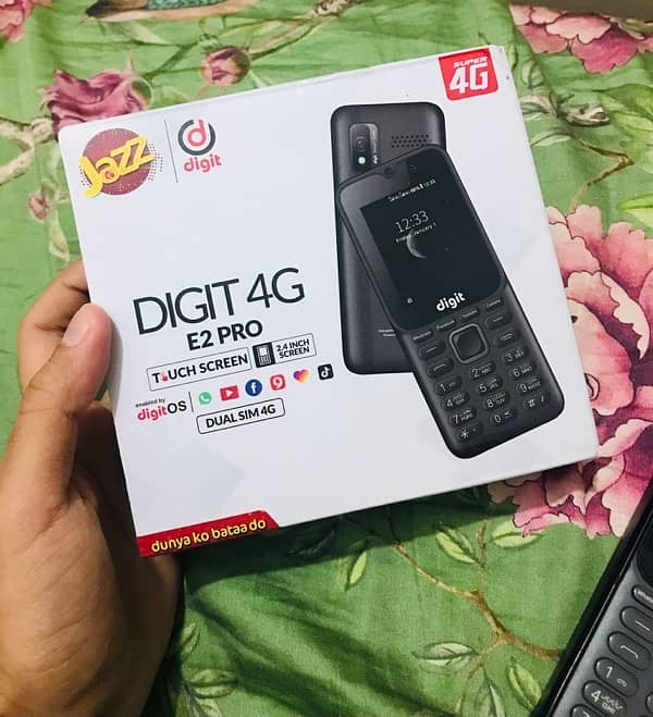 Jazz digit 4g E2 pro with box 2