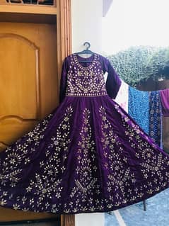 Beautiful maxi dress for sale Whatsapp number : 03437502321