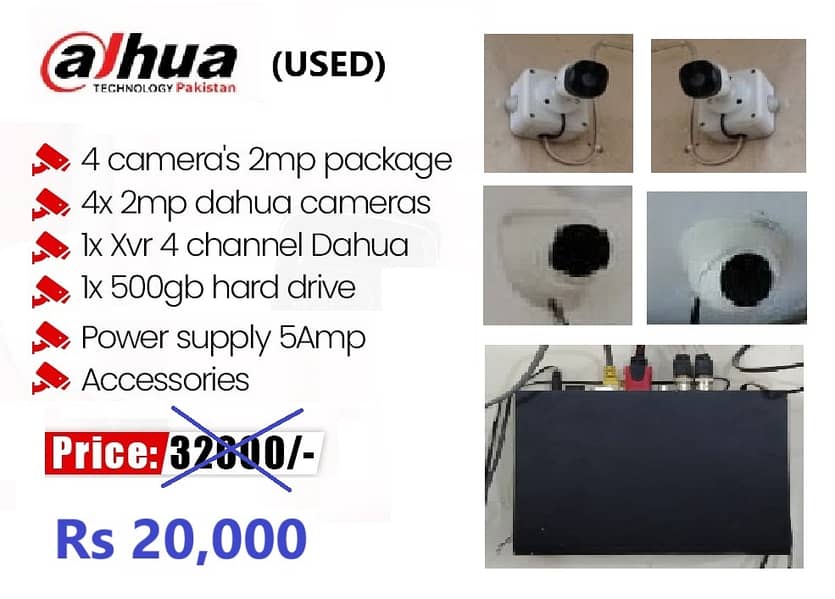 Dahua CCTV Camera (Used) 0