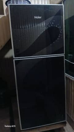 Glass door fridge