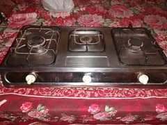 stainless steel stove in working condition