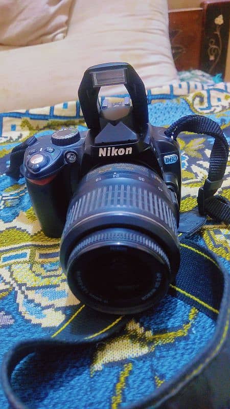 DSLR Nikon D60 japani with 3 lenses 3