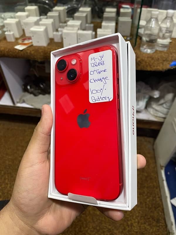 iphone 14 jv full box 0 time charge 10/10 lush piece not a single scrt 3