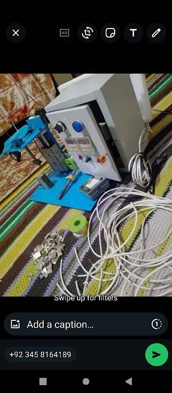 Mobile cable making Machine 1