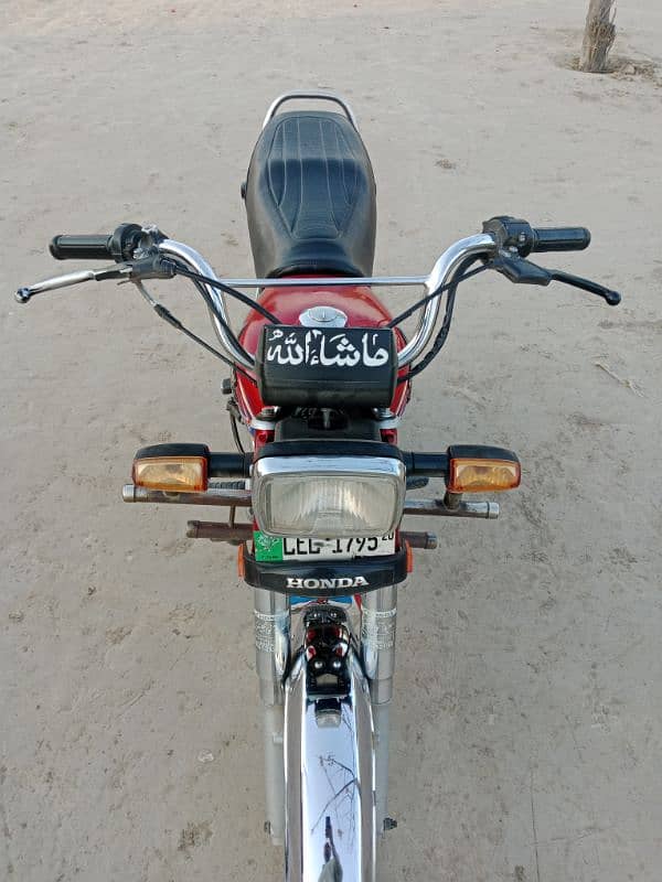 Honda 70 2020model Lahore number 1