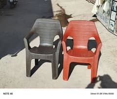 plastic chairs