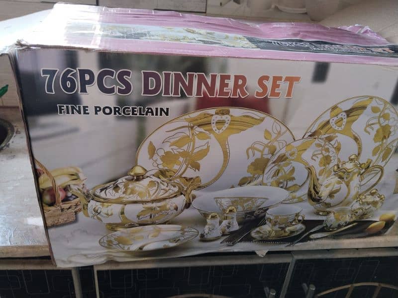 new 76 pieces dinner set fine porcelain 0