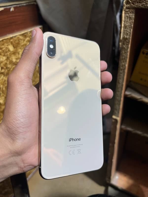 golden iPhone XS Max pta proved All ok 5