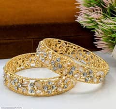 PCs Gold Plated Kara Bangle