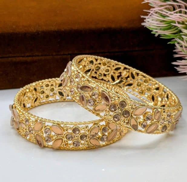 PCs Gold Plated Kara Bangle 3