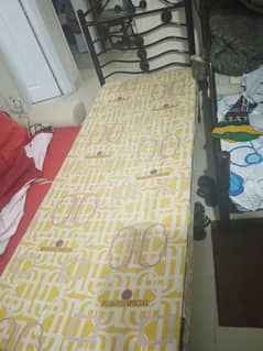 Single bed with mattress