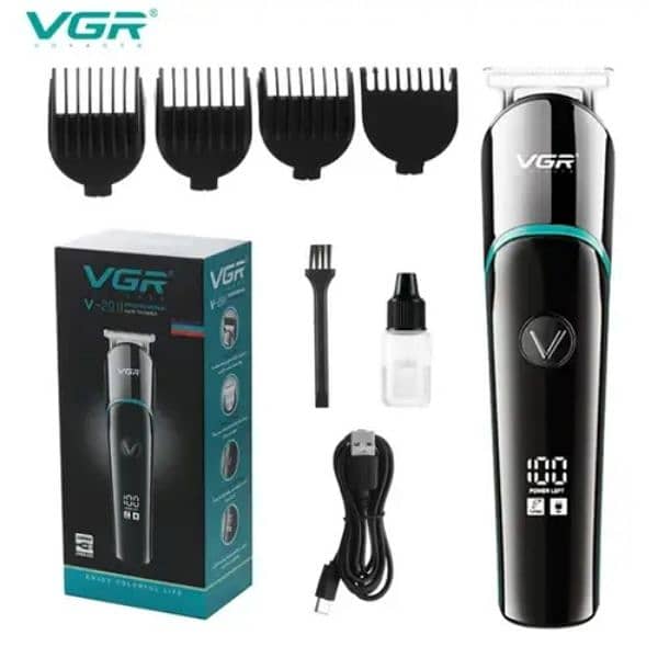 Beard & Hair Trimmer Washable , Shaver , Shaving Machine 2