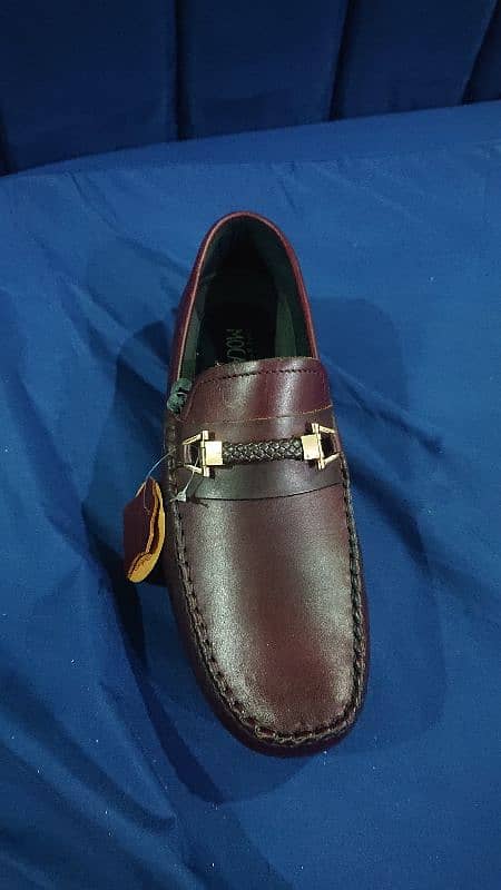 New Moccasino original leather brown Bata shoes 2