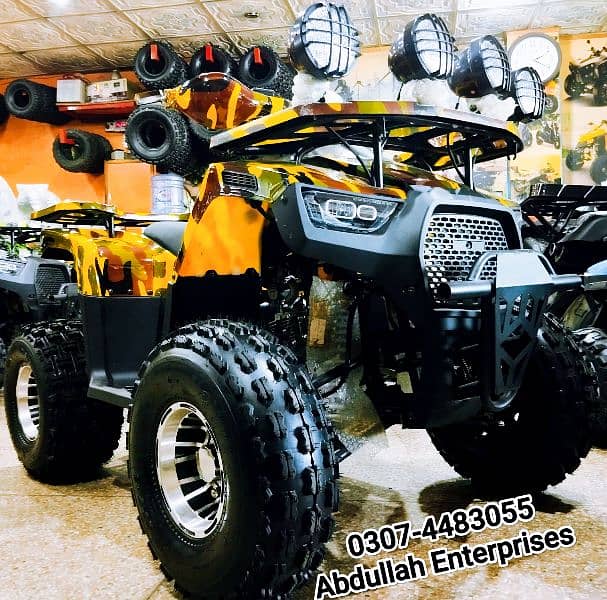 125cc Audi model of ATV Quad Bike 4 Wheeler for sale delivery all Pak 3