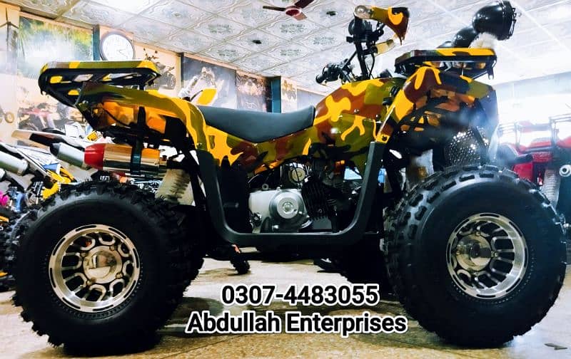 125cc Audi model of ATV Quad Bike 4 Wheeler for sale delivery all Pak 4