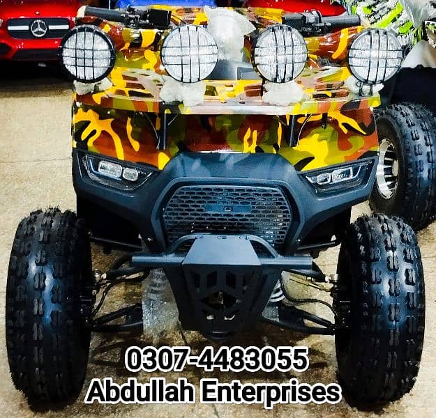 125cc Audi model of ATV Quad Bike 4 Wheeler for sale delivery all Pak 7