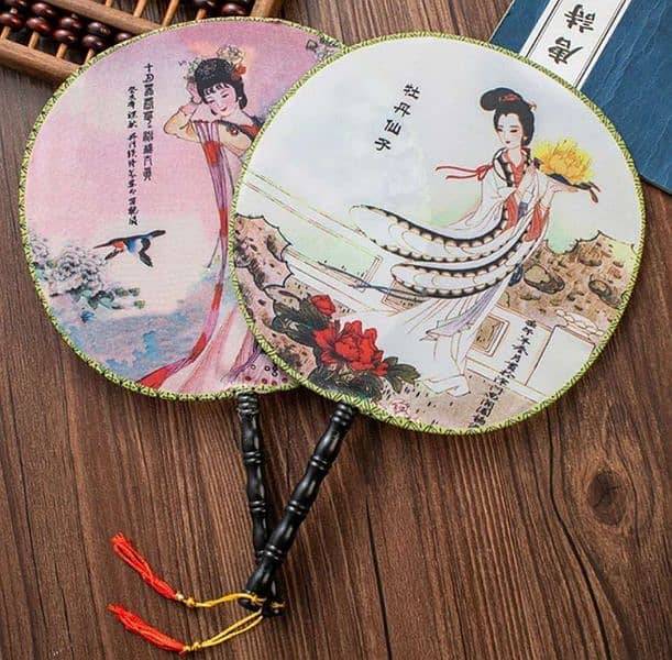 Traditional folding handfan: Chinese fan/Japanese fan/Spanish fan 3